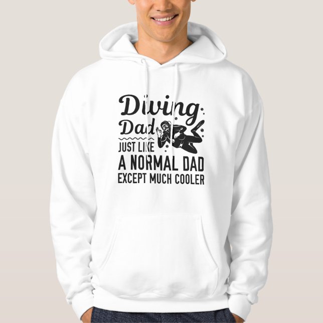 Diving Dad Hoodie (Front)