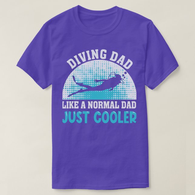 Diving Dad just cooler T-Shirt (Design Front)