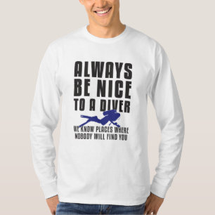 Diving Dive Scuba Diving Diver Funny Gift Idea T-Shirt