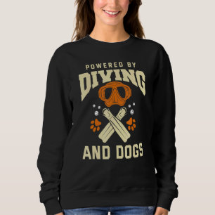 Diving   Dog  Scuba Diving  Diver Sweatshirt