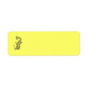 Diving Dragon Label