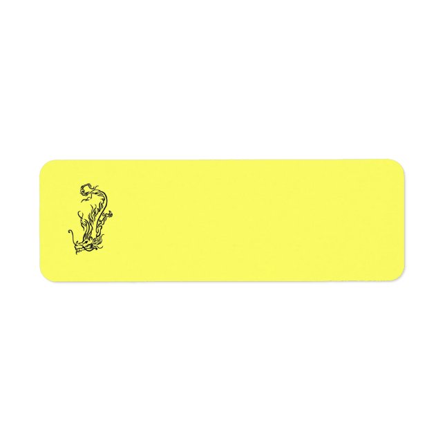 Diving Dragon Label (Front)