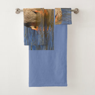 Diving Duck Bath Towel Set