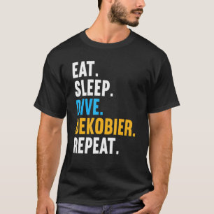 Diving Eat Sleep Dive Decorative Beer Repeat Diver T-Shirt