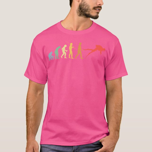 Diving Evolution Diving Suit Diver T-Shirt (Front)