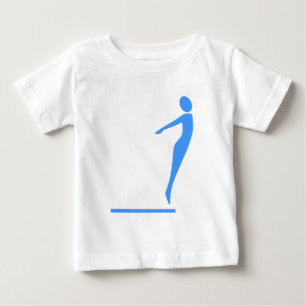 Diving Figure - Baby Blue T-Shirt