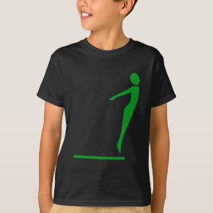 Diving Figure - Grass Green T-Shirt