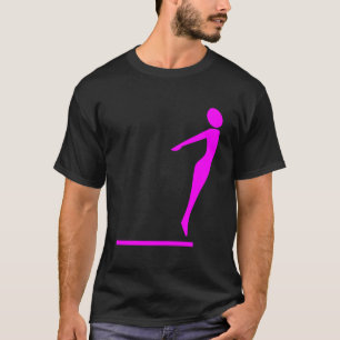 Diving Figure - Magenta T-Shirt