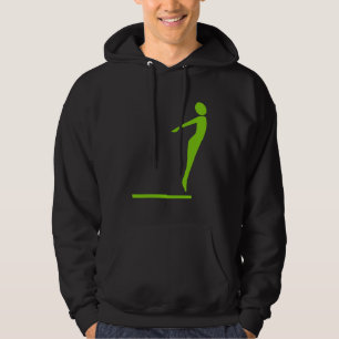 Diving Figure - Martian Green Hoodie