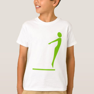 Diving Figure - Martian Green T-Shirt