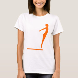 Diving Figure - Orange T-Shirt