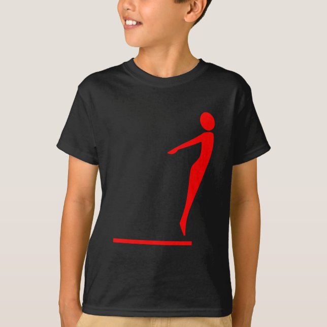 Diving Figure - Red T-Shirt (Front)