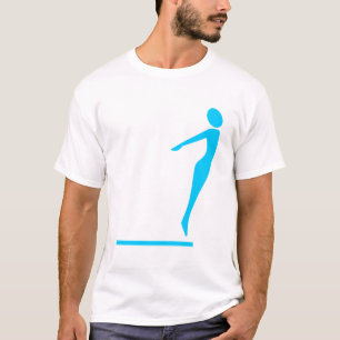 Diving Figure - Sky Blue T-Shirt