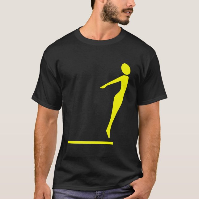 Diving Figure - Yellow T-Shirt (Front)
