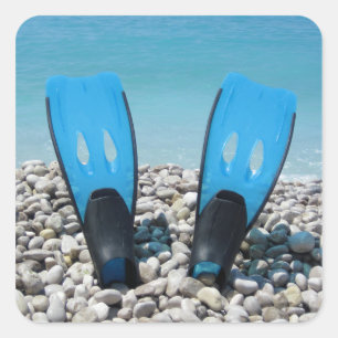 Diving Fins Stickers