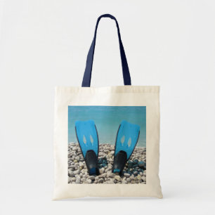 Diving Fins Tote Bag