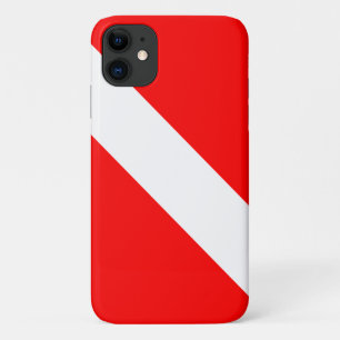 Diving Flag Scuba Diver Diver Down iPhone 11 Case