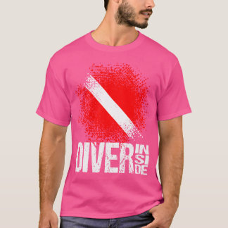 Diving Flag Snorkelling Scuba Diving T-Shirt