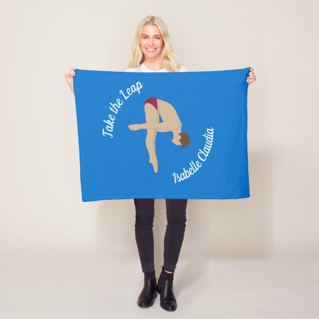 Diving Fleece Blanket (In Situ)