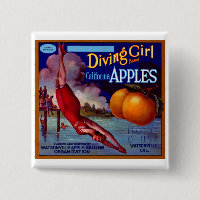 Diving Girl California Apples