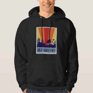 Diving Great Barrier Reef Souvenir Australia Dive Hoodie