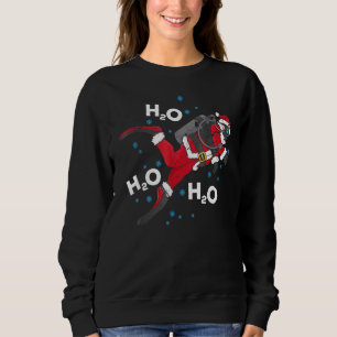 Diving H2o H2o H2o Pun Scuba Sweatshirt