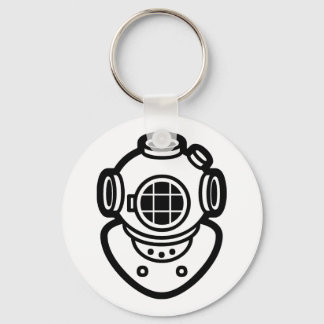 Diving Helmet Key Ring