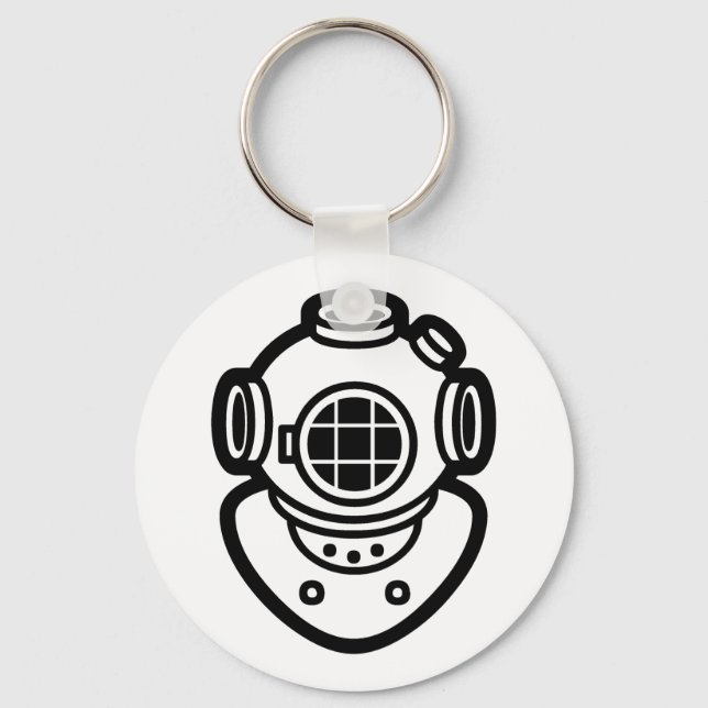 Diving Helmet Key Ring (Front)