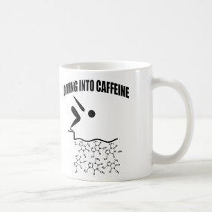 Diving Into Caffeine Coffee Mug