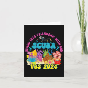 Diving Into Friendship With God Beach Scuba Vbs 20 Card