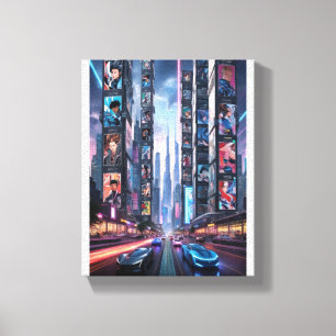 Diving into the World of Comics & Manga 📚 Canvas Print