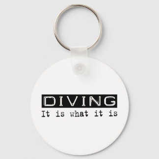 Diving It Is Key Ring