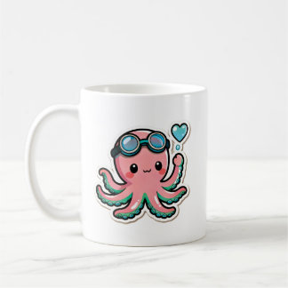 Diving Kawaii Coffee Mug