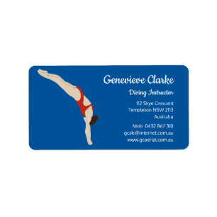 Diving Label