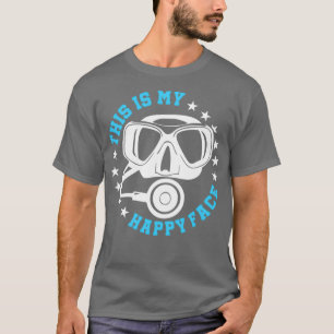 Diving mask Happy Face Diving Corals T-Shirt