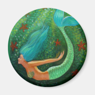 Diving Mermaid Magnet