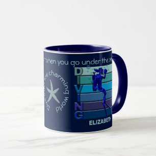 Diving - Personal Customisable For Women Mug