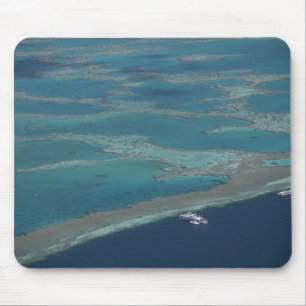 Diving platforms near reef, Great Barrier Mouse Mat