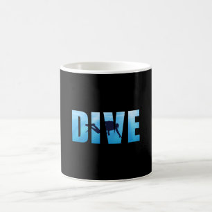 Diving Scuba Diving Dive Diver Funny Sea Gift Idea Coffee Mug