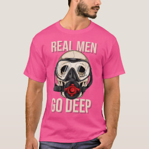 Diving Skull Saying Diving Quote Funny Scuba Divin T-Shirt