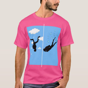 Diving Skydiving Skydive extrem Sport 3 T-Shirt