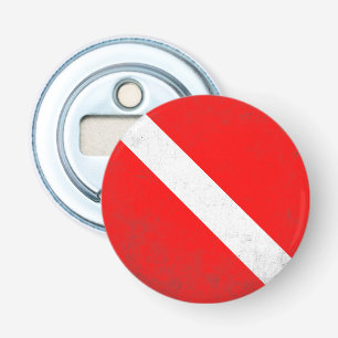 Diving sport, American Diver Down Flag SCUBA Bottle Opener