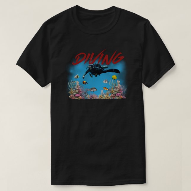 Diving T-Shirt (Design Front)