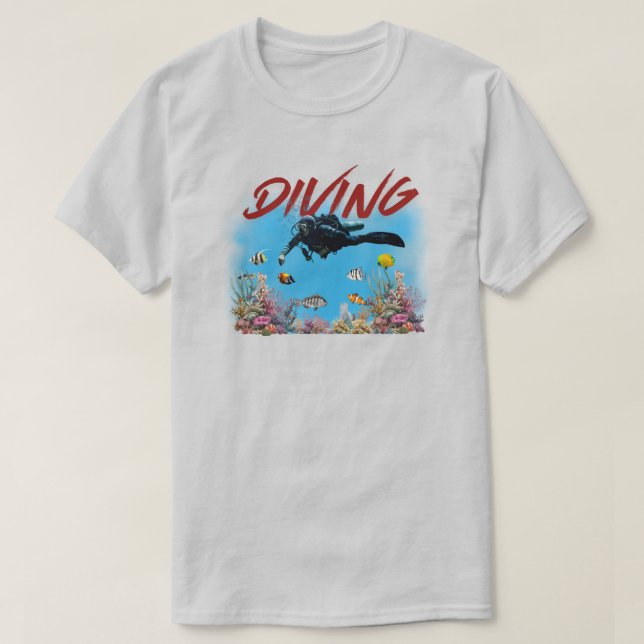 Diving T-Shirt (Design Front)