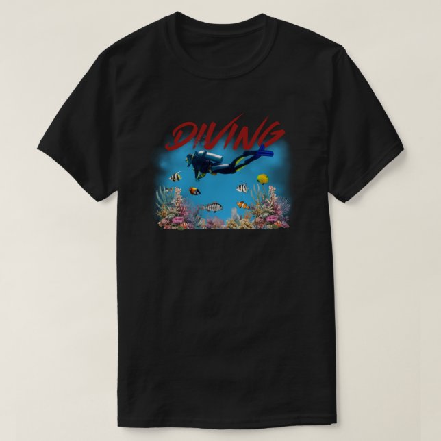 Diving T-Shirt (Design Front)