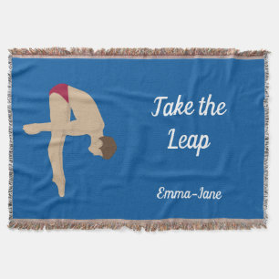 Diving Throw Blanket
