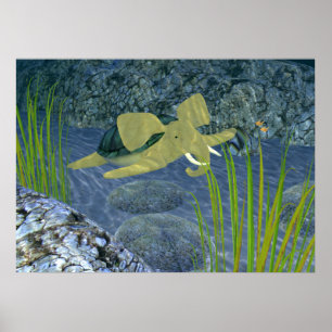 Diving Turphant Poster