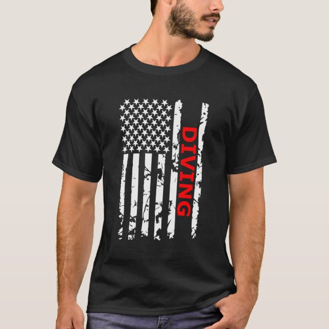 Diving Usa Divers Pool T-Shirt (Front)