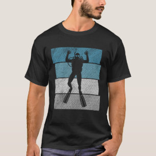 Diving Vintage  Scuba Diver Retro Diving  3 T-Shirt