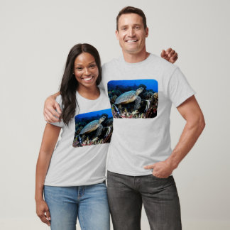 Diving with turtle and fish T-Shirt